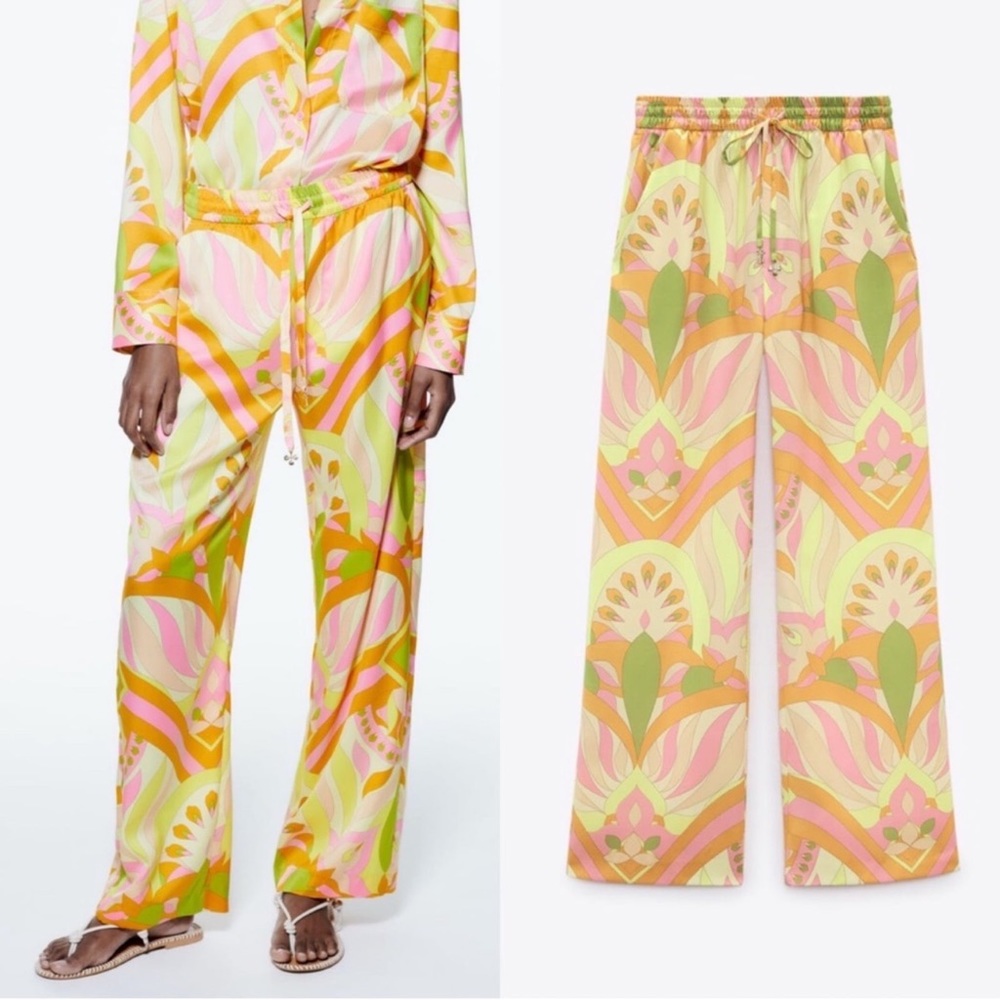 Zara silk pants